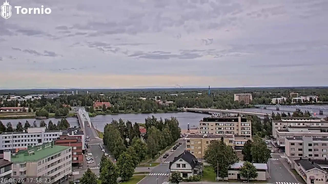 Онлайн-камера Городская камера Торнио, Финляндия на VolveVision