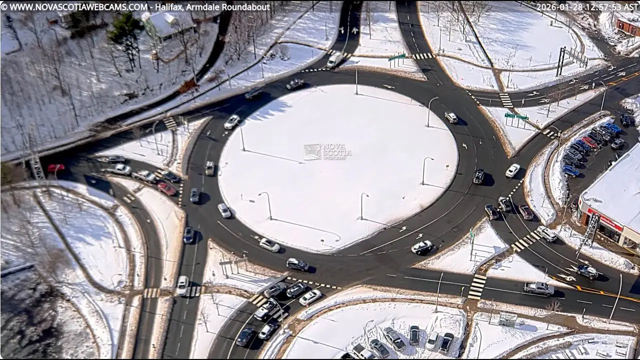 Armdale Roundabout Live, Halifax live camera view on VolveVision