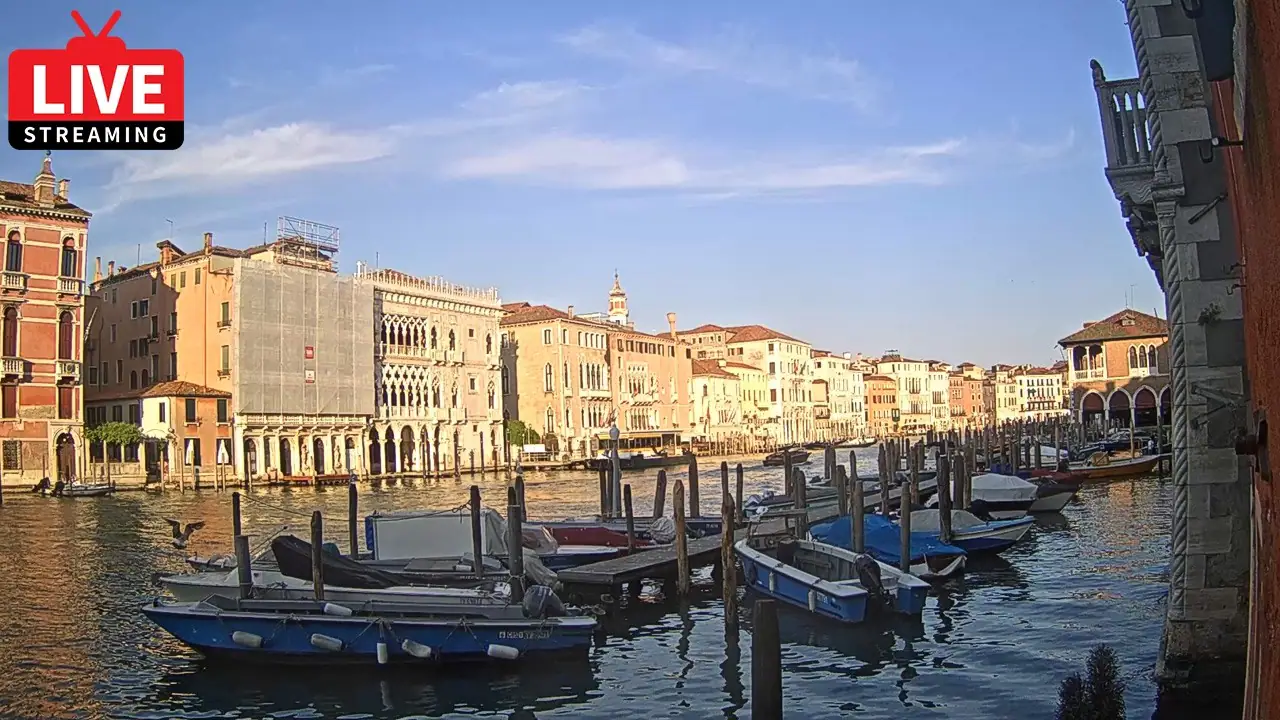 Grand Canal, Venice, Venezia live camera view on VolveVision