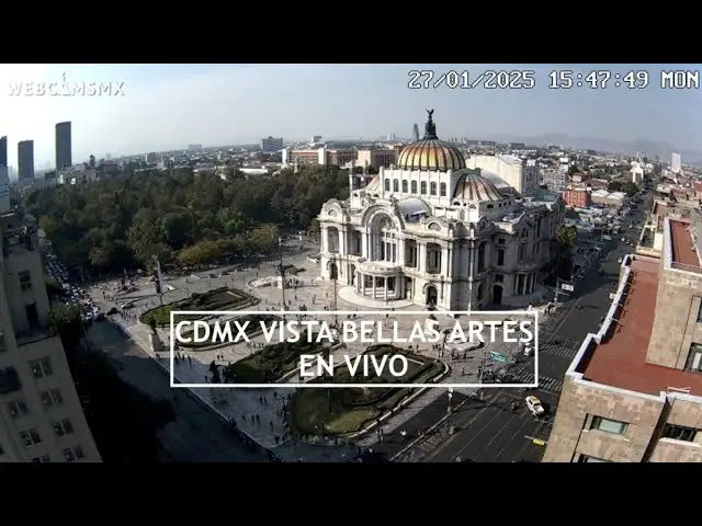 Vista en vivo de Palacio de Bellas Artes, Ciudad de México en VolveVision