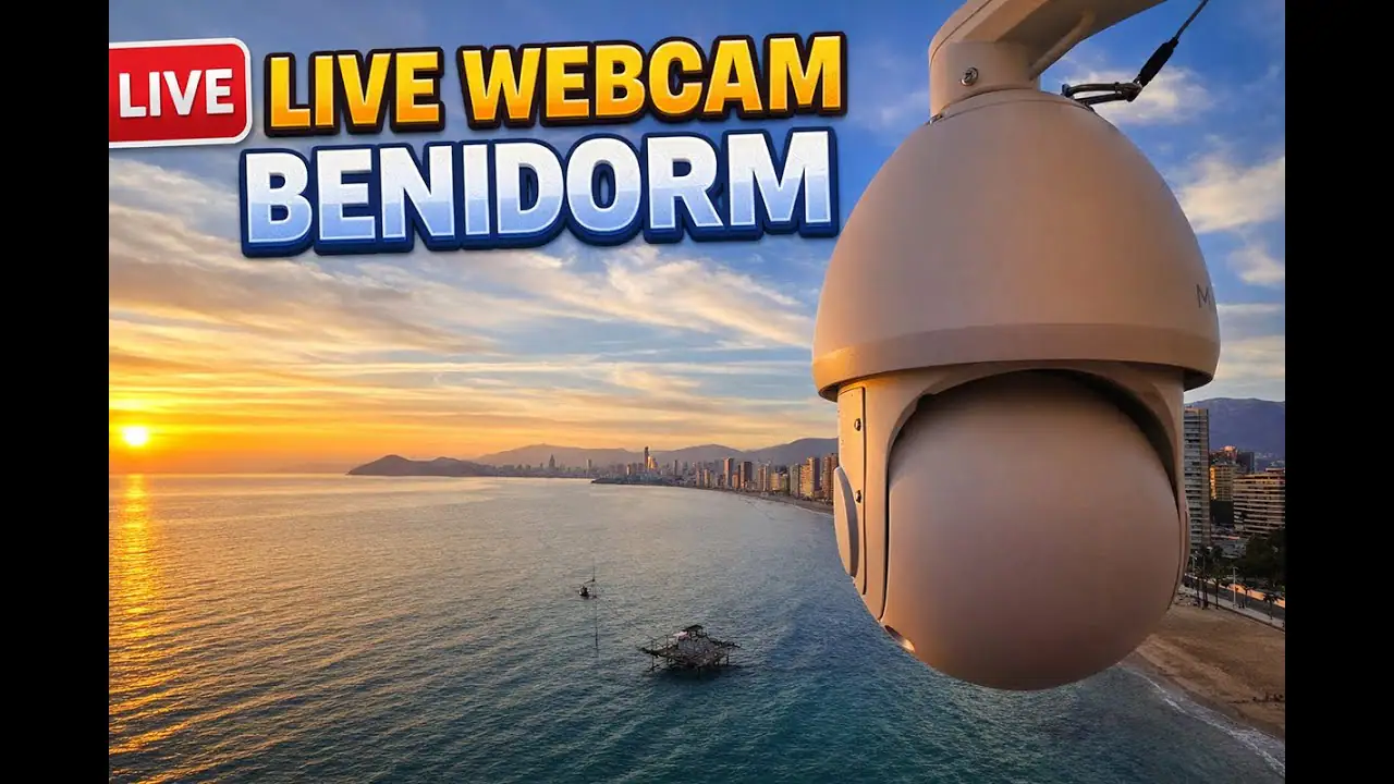 Vista en vivo de Playa de Levante Cam, Benidorm en VolveVision