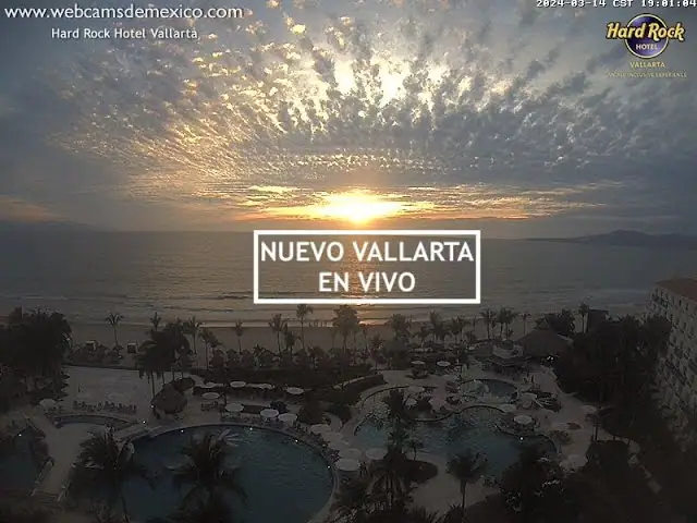 Nuevo Vallarta Beach live camera view on VolveVision