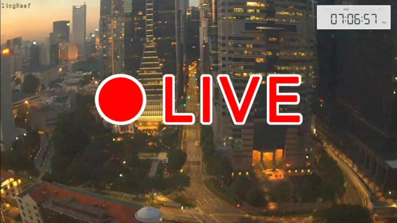 Vista en vivo de Singapur centro en VolveVision