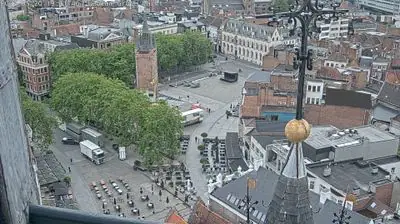 Grote Markt, Kortrijk, Flanders live camera view on VolveVision