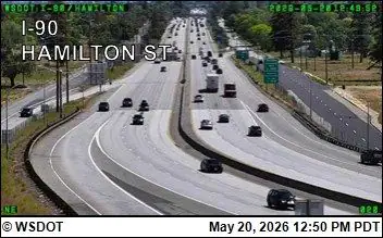Vista en directo de Hamilton St, I-90, Spokane, Washington Vista en vivo de Hamilton St, I-90, Spokane, Washington en VolveVision