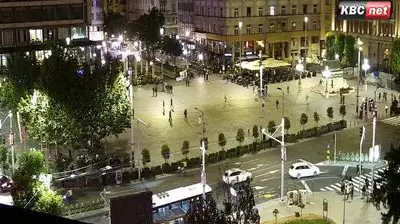 Vista en directo de Plaza de la República, Belgrado Vista en vivo de Plaza de la República, Belgrado, Stari Grad Urban Municipality en VolveVision