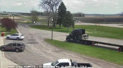 Live view of Crary Rest Area, North Dakota Crary Rest Area, North Dakota live camera view on VolveVision