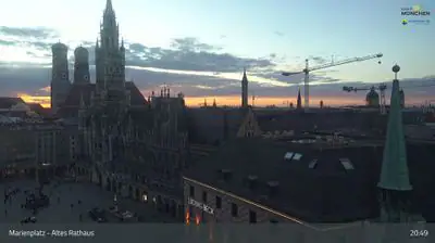 Marienplatz – Old Town Hall, Munich, Bavaria live camera view on VolveVision