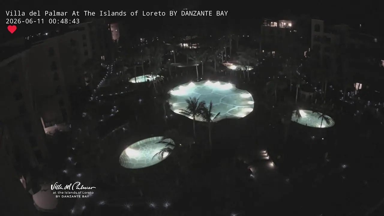 Webcam Villa del Palmar en las Islas de Loreto, B.C.S., México