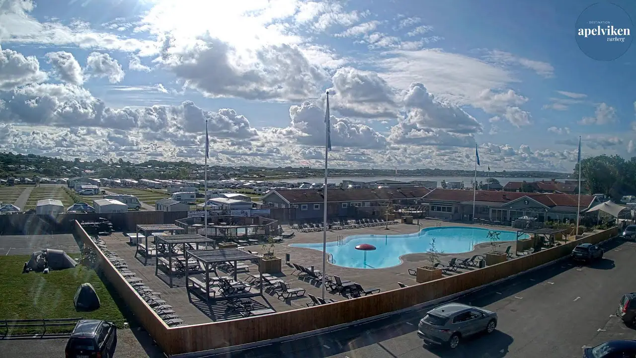 Vista en directo de Webcam en vivo Poolviken Varberg, Apelviken, Suecia Vista en vivo de Webcam en vivo Poolviken Varberg, Apelviken, Suecia, Halland en VolveVision