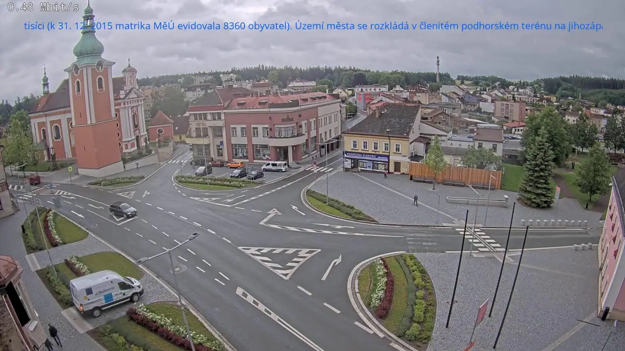Vista en vivo de Webcam en directo de Cerveny Kostelec, República Checa, Hradec Kralove en VolveVision