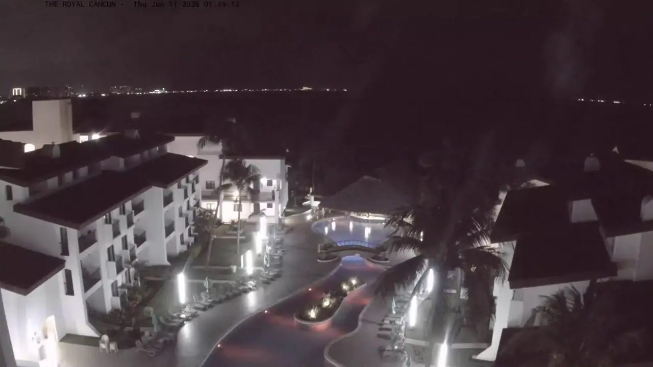 Webcam en vivo de la piscina de Royal Cancun, Q.R., México