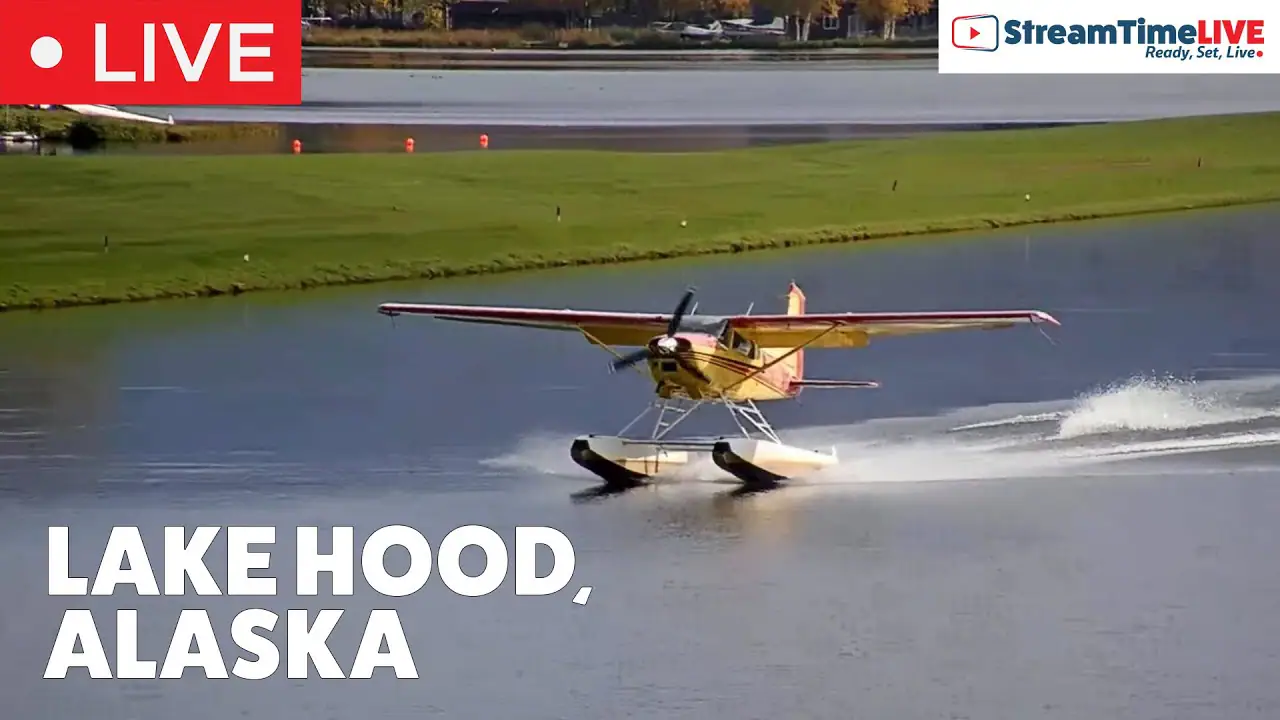 Live HD webcam Lake Hood Seaplane Base, Alaska, USA