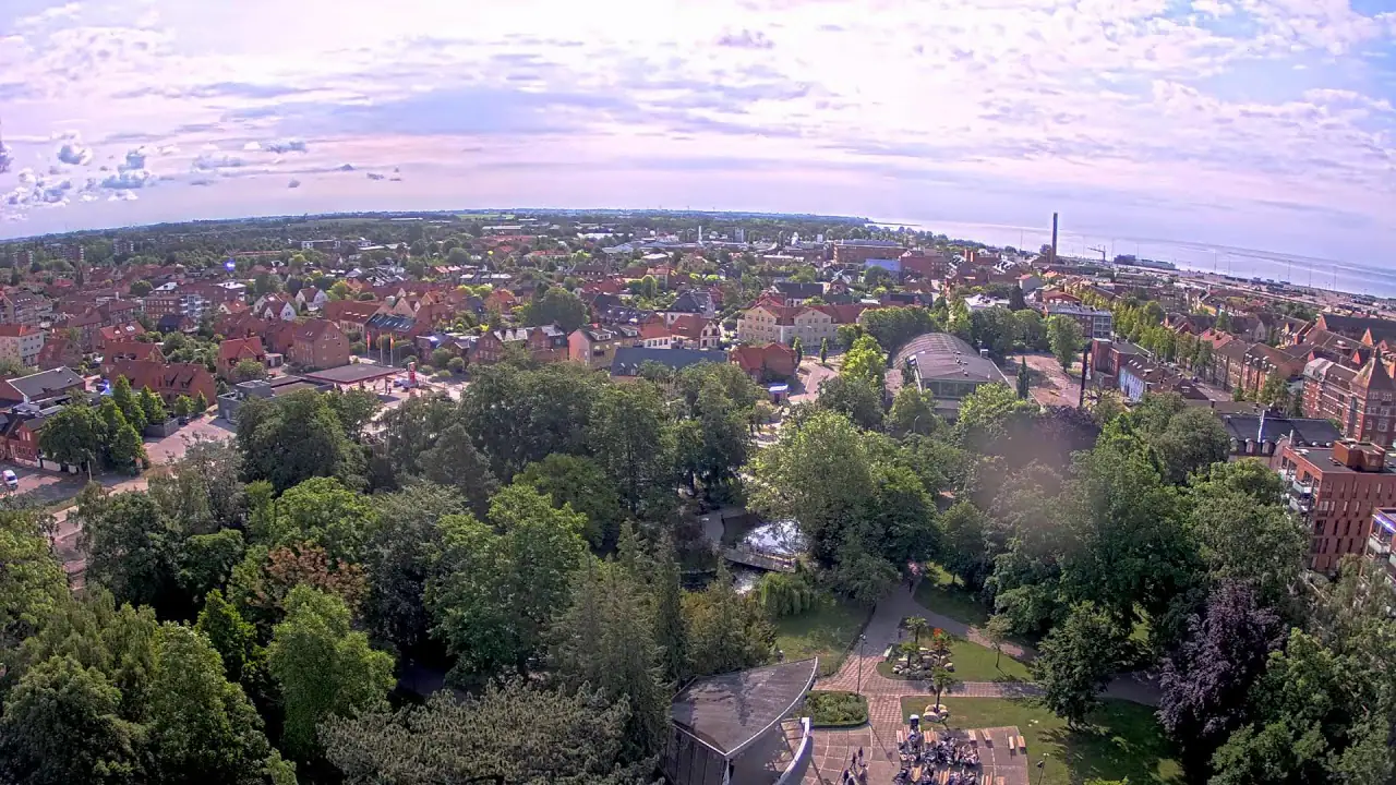 Cámara en directo del parque portuario de Trelleborg, Skane, Suecia