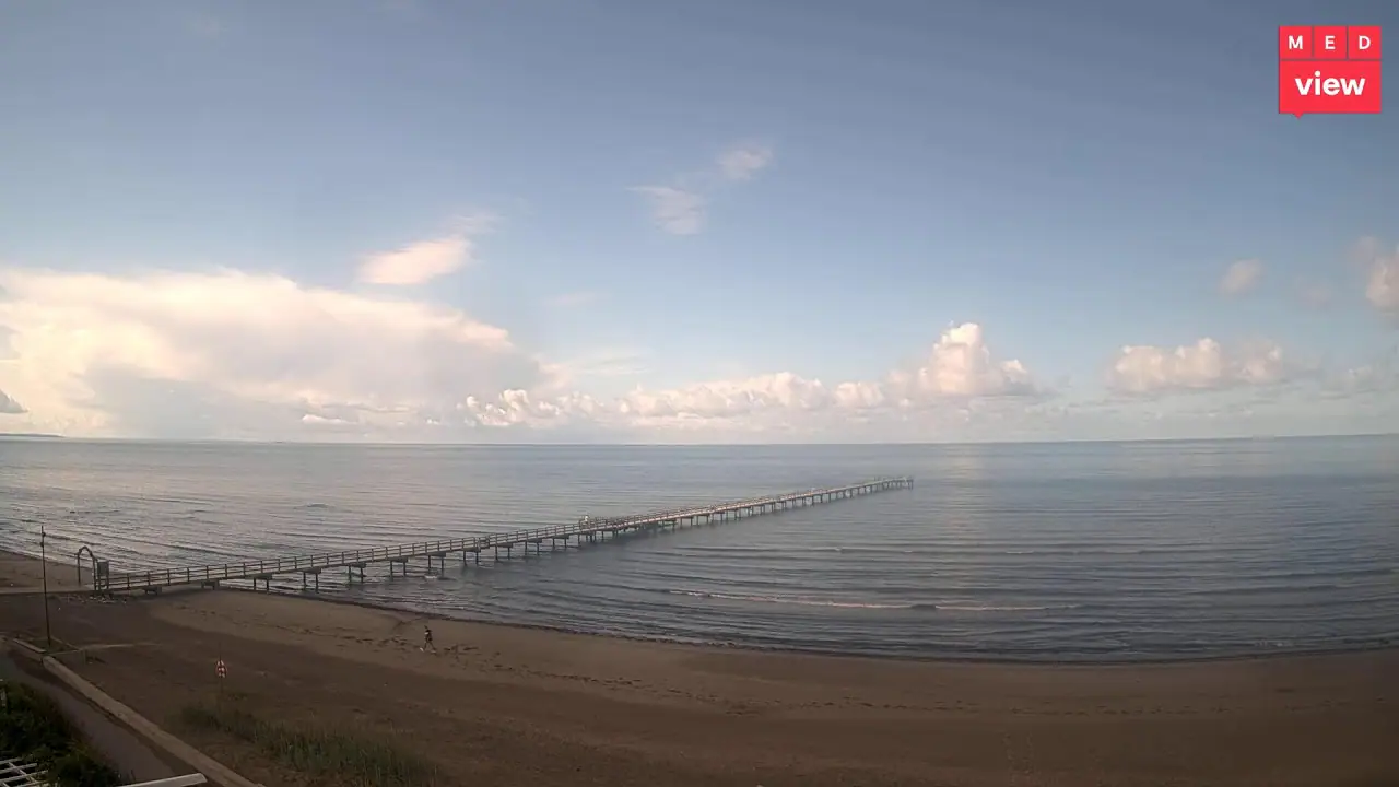 Vista en directo de Webcam HD en directo de la playa de Falkenberg, Suecia Vista en vivo de Webcam HD en directo de la playa de Falkenberg, Suecia, Halland en VolveVision