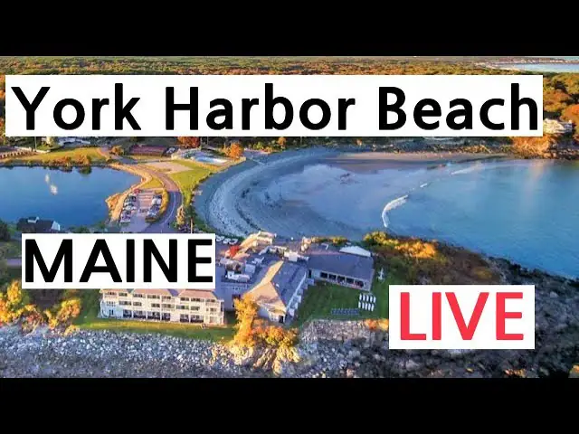 Онлайн-камера Stage Neck Inn Live HD Вебкамера Йорк Харбор Пляж, Мэн, США на VolveVision