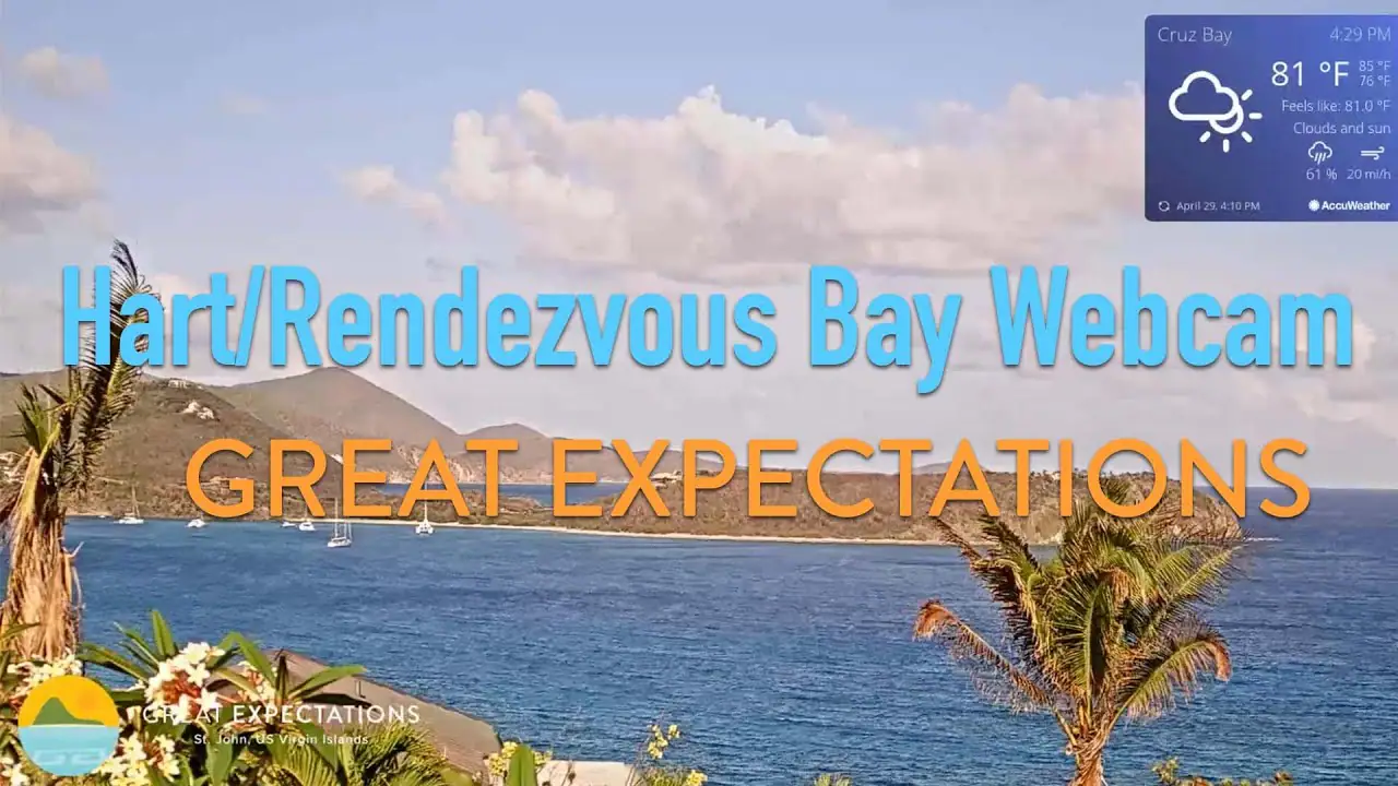Live Webcam Great Expectations St. John Villa, US Virgin Islands