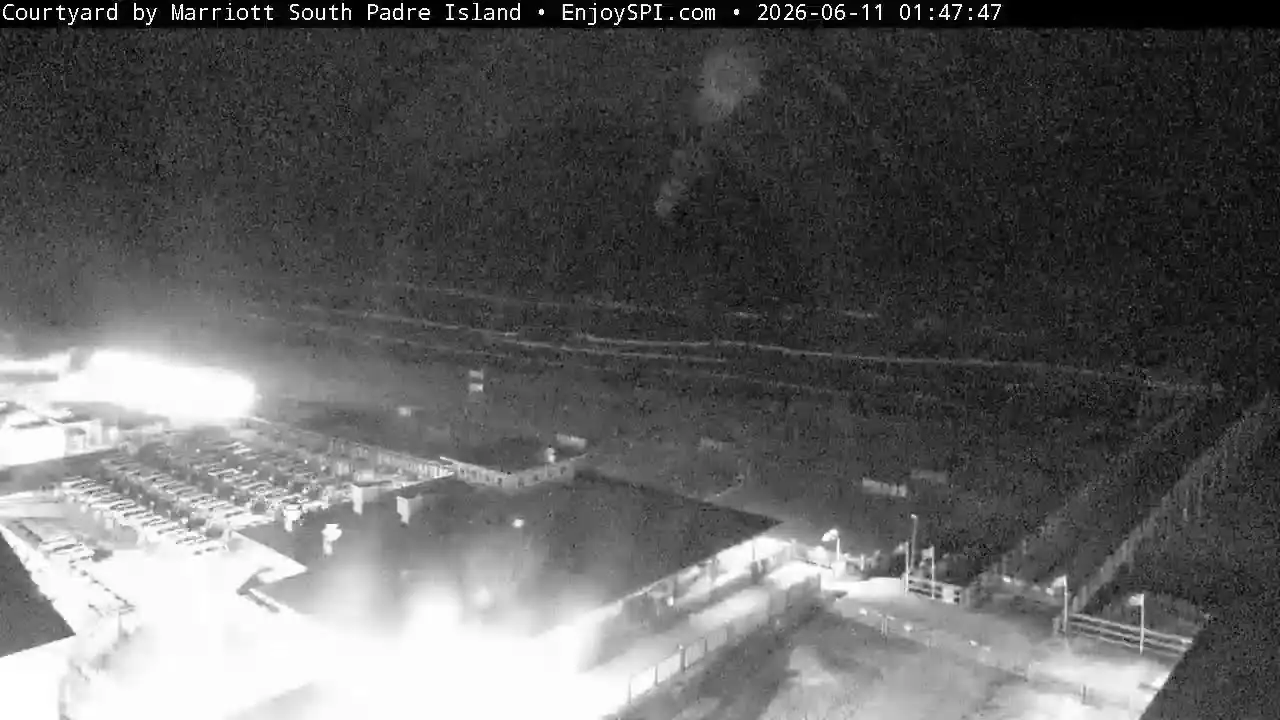 Live view of Live Webcam Courtyard by Marriott South Padre Island, TX, USA Live Webcam Courtyard by Marriott South Padre Island, TX, USA, Texas live camera view on VolveVision