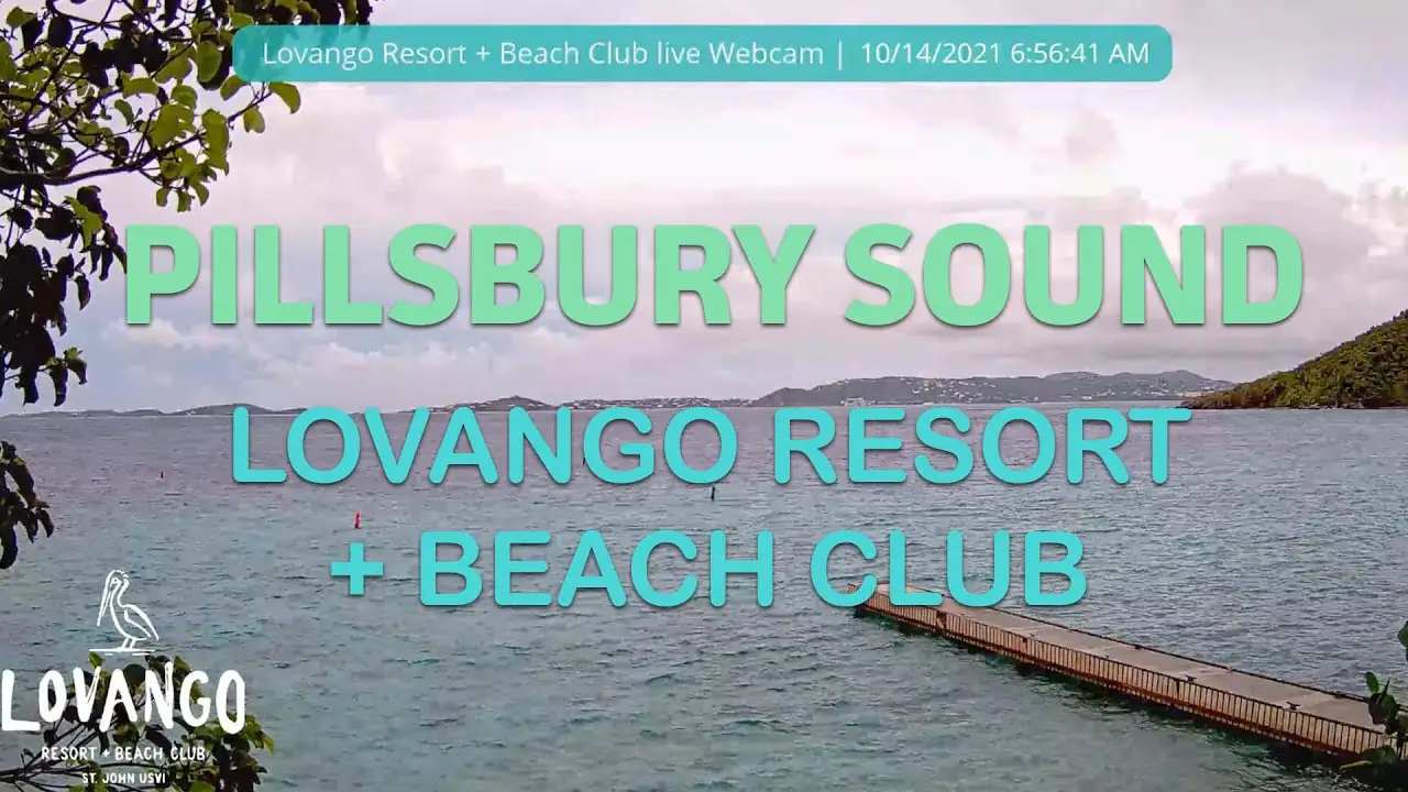 Live QHD Webcam Lovango Resort Beach Club, USVI