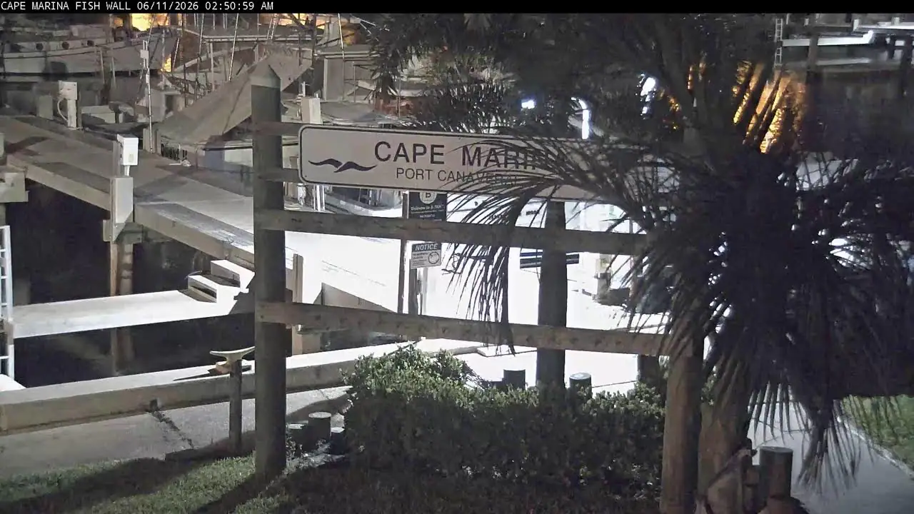 Онлайн-камера Камера Cape Marina, Прямой эфир HD, Канаверал, Флорида на VolveVision