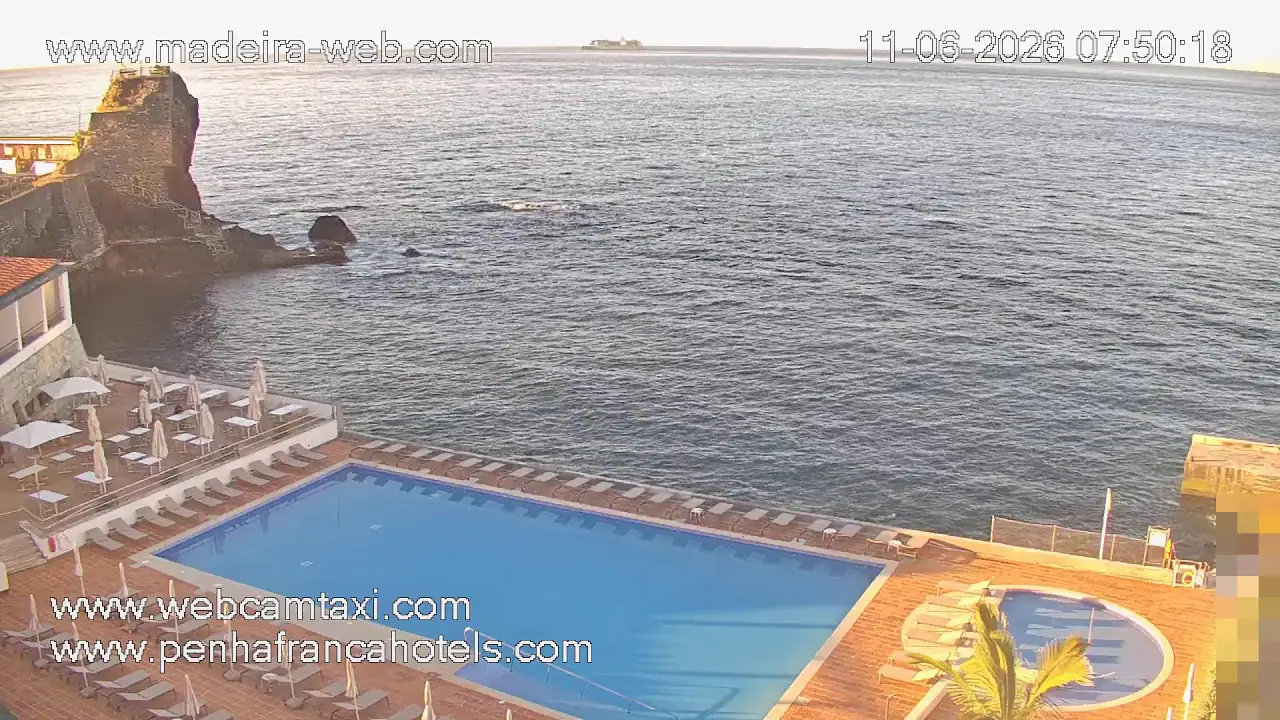 Cámara web HD en directo Penha de Franca Mar Hotel, Funchal, Madeira