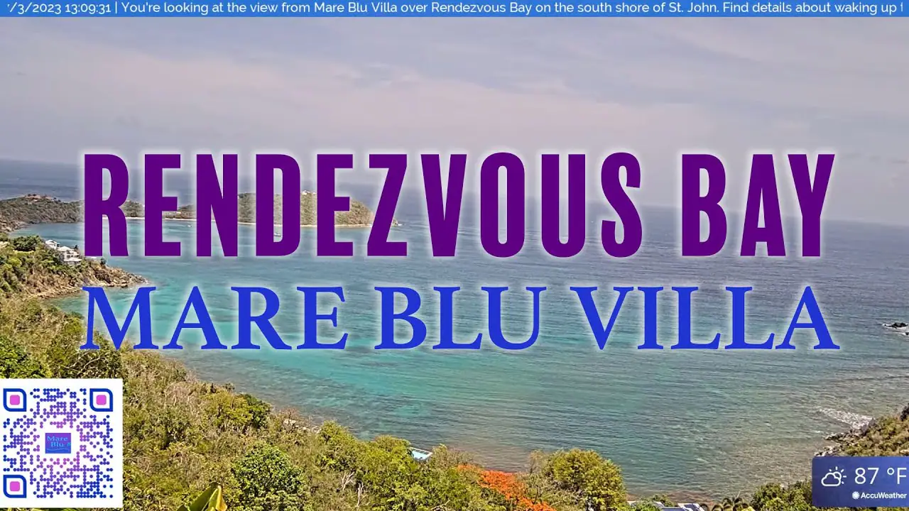 Прямой эфир: Вебкамера Live Mare Blu Villa на заливе Рендевайс, остров Святого Иоанна, Виргинские острова США Онлайн-камера Вебкамера Live Mare Blu Villa на заливе Рендевайс, остров Святого Иоанна, Виргинские острова США, Сент-Джон на VolveVision