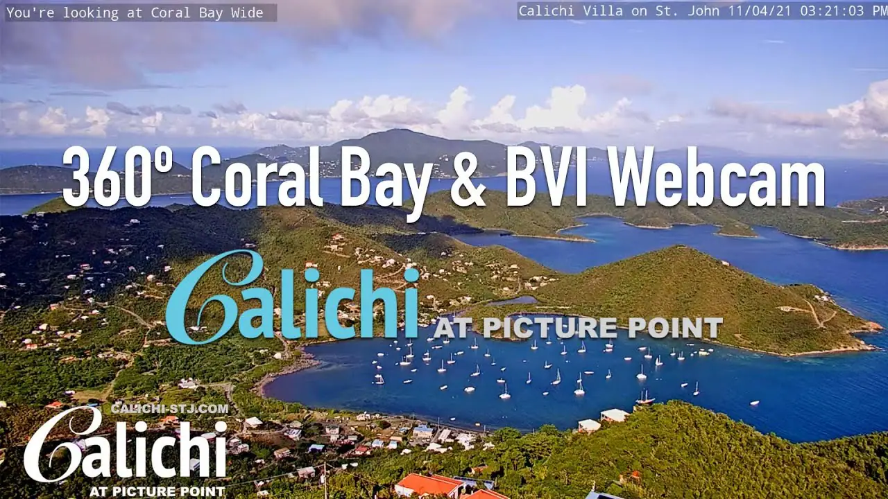 Picture Point View, Live HD Webcam, U.S. Virgin Islands, Saint John live camera view on VolveVision