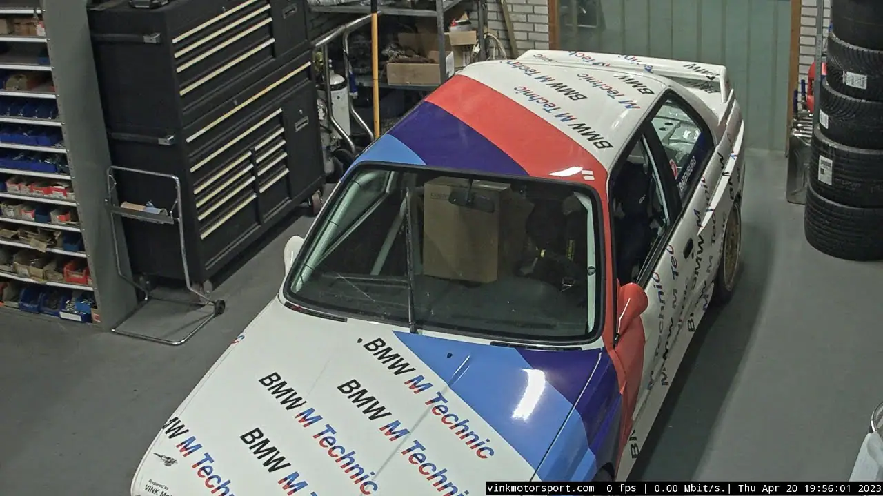 Live webcam Vink Motorsport workshop Zaandam, Netherlands