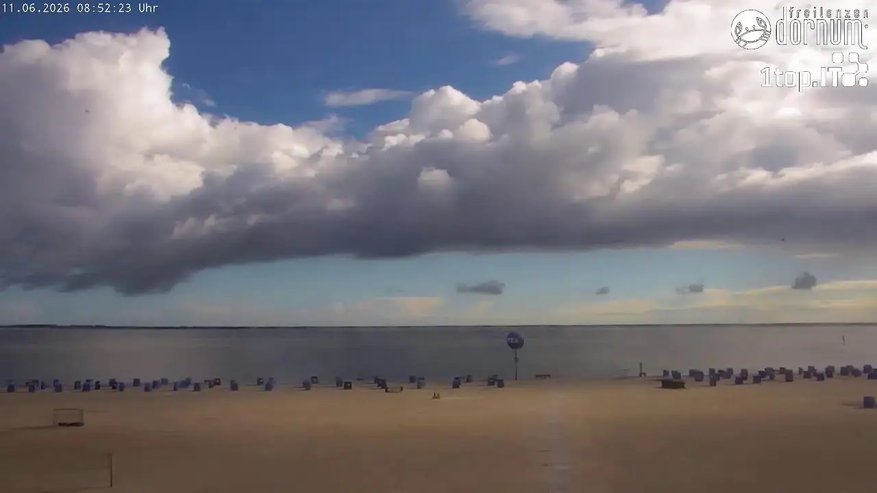 Live Stream Webcam of Dornumersiel Beach & Campground in Dornum, Germany