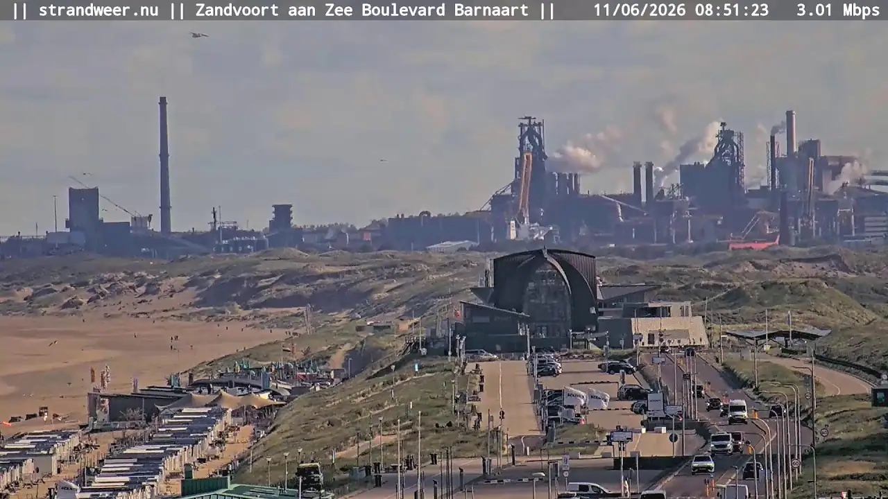 Live Beach Webcam Zandvoort Boulevard, Netherlands