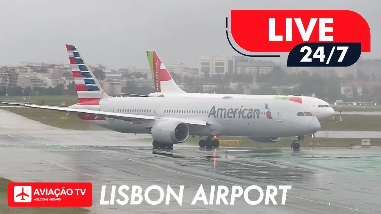 Cámara web HD en directo Aeropuerto Internacional de Lisboa, Portugal