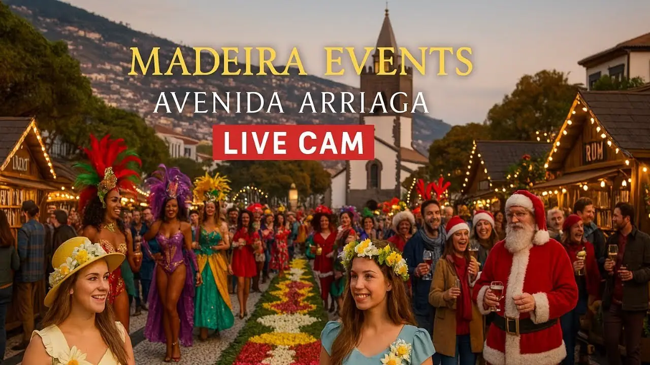 Webcam en directo de Praia Formosa, Funchal, Madeira