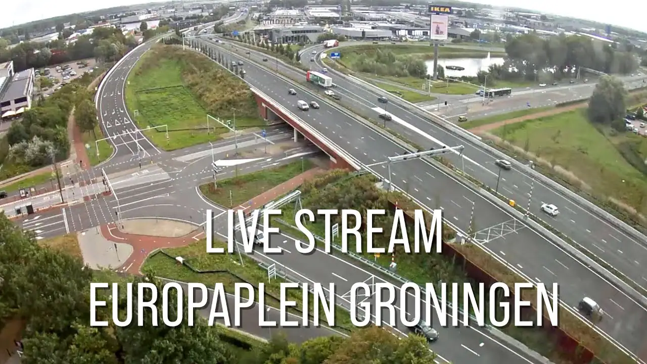 Live Traffic Webcam Europaweg, Groningen, Netherlands