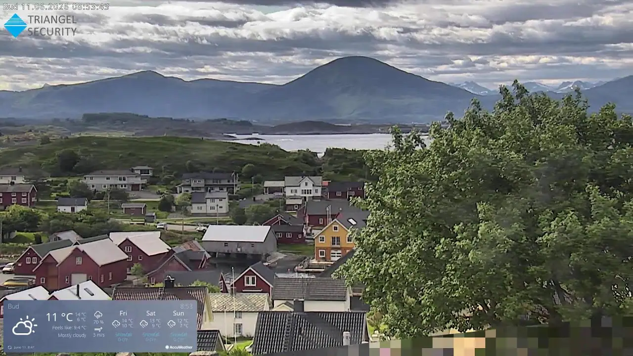 Bud Panoramic View HD Camera Streaming in Norway, More og Romsdal live camera view on VolveVision
