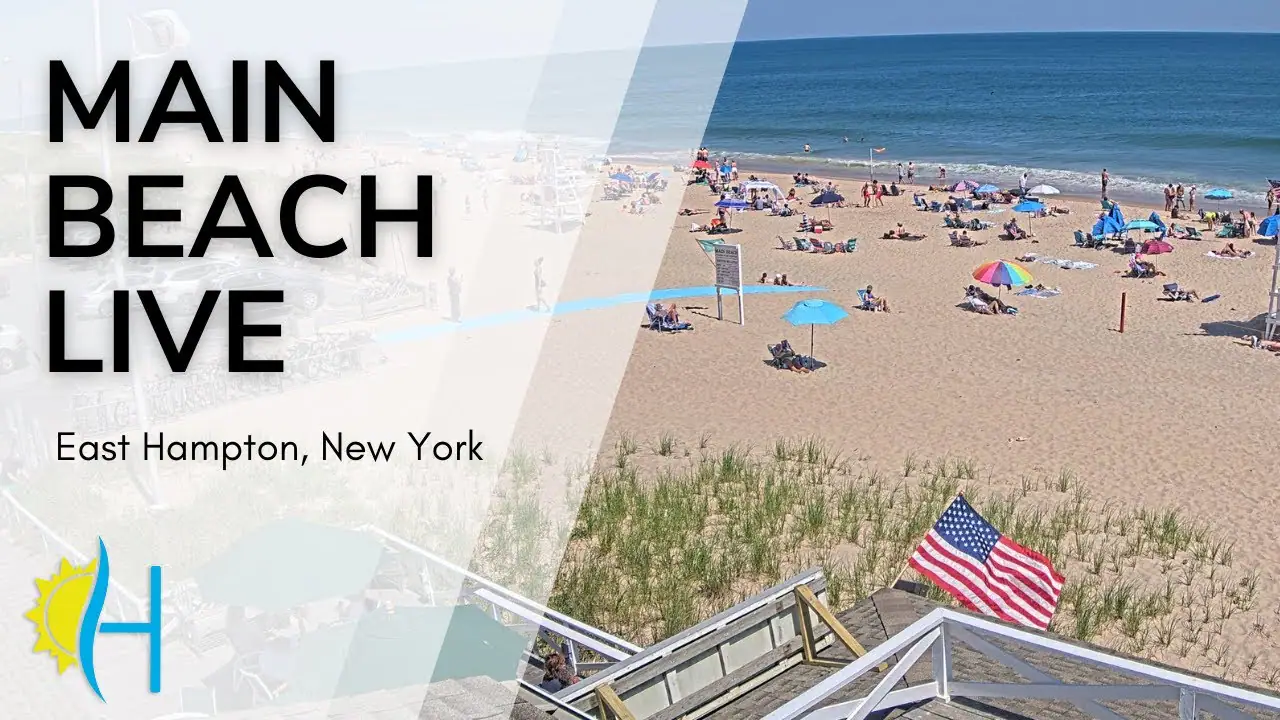 Hamptons Main Beach Live HD Webcam, East Hampton, NY, New York live camera view on VolveVision