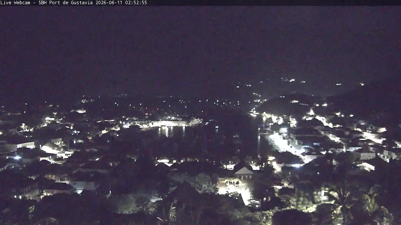Gustavia Port and Marina Live Webcam Streaming, St. Barts