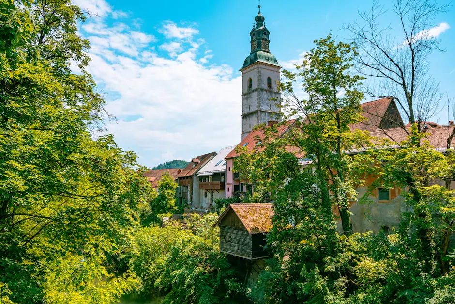 Idrija live camera view on VolveVision