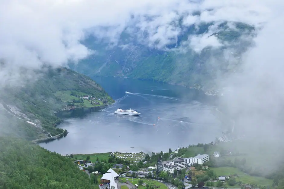 Geiranger live camera view on VolveVision
