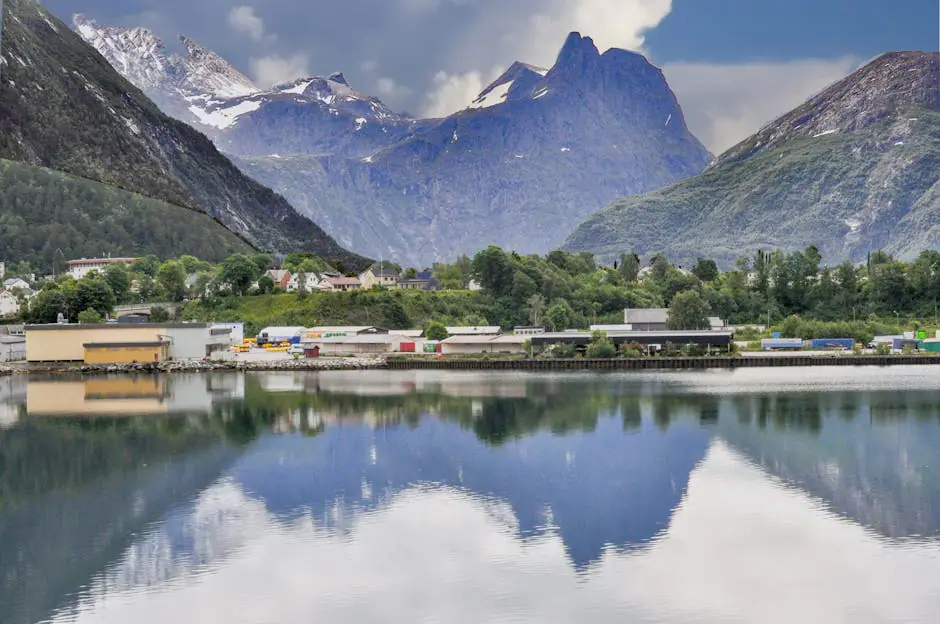 Glomfjord live camera view on VolveVision