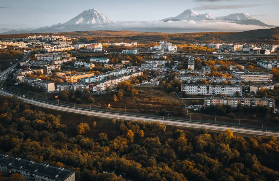 Vista en vivo de Petropavlovsk Kamchatsky en VolveVision